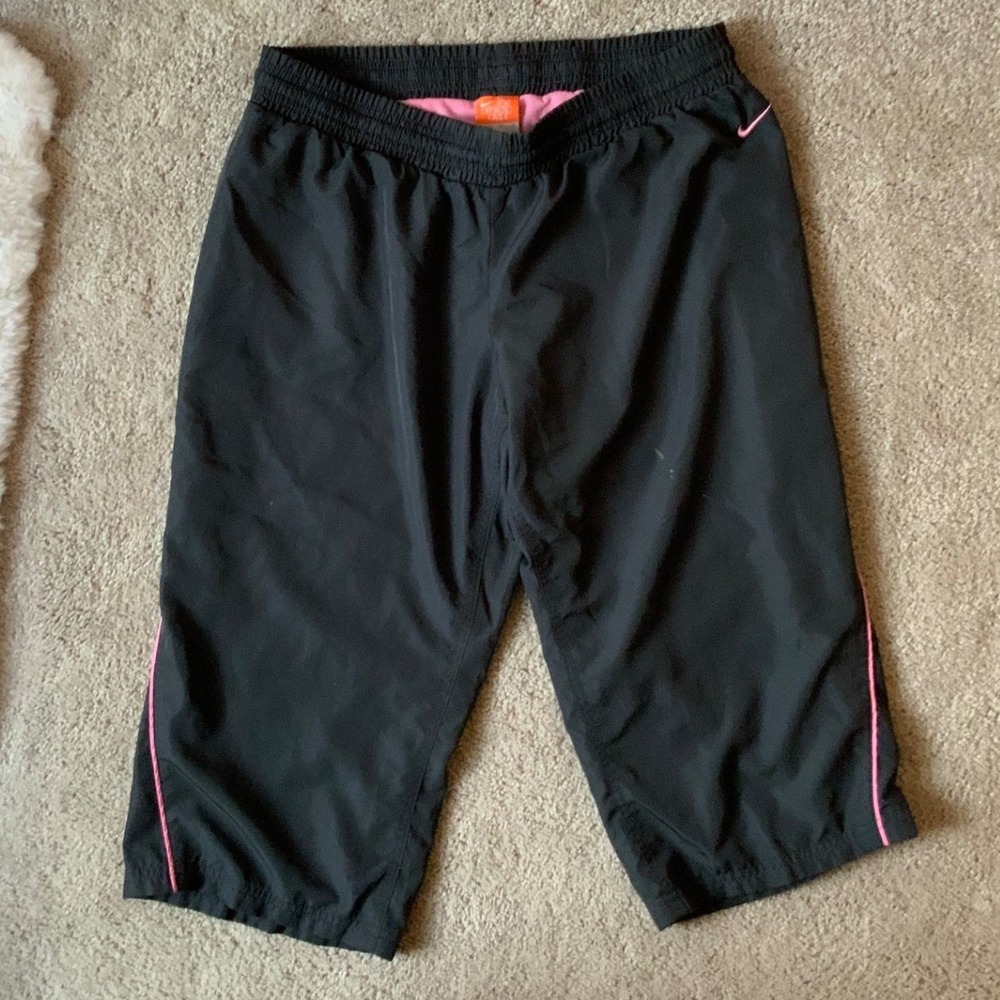 Y2K 2000s Nike Capri Athletic Yoga Pilates Track Pants